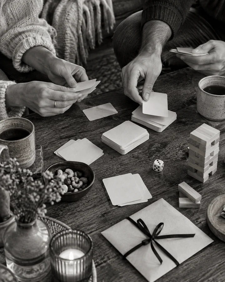 A couple playing The complete box